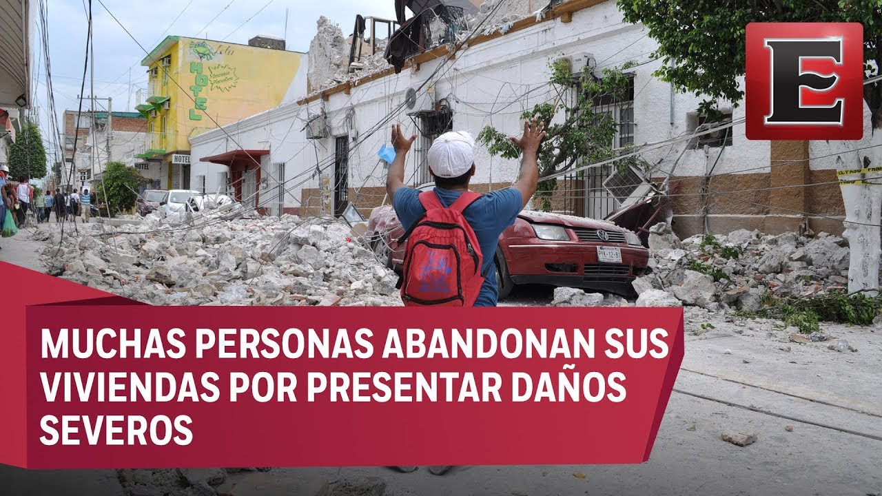 Jojutla, un día después del sismo de magnitud 7.1