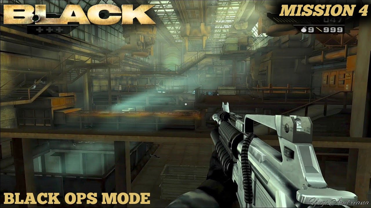 BLACK (PS2) - Mission 4: Naszran Foundry - Black Ops Mode