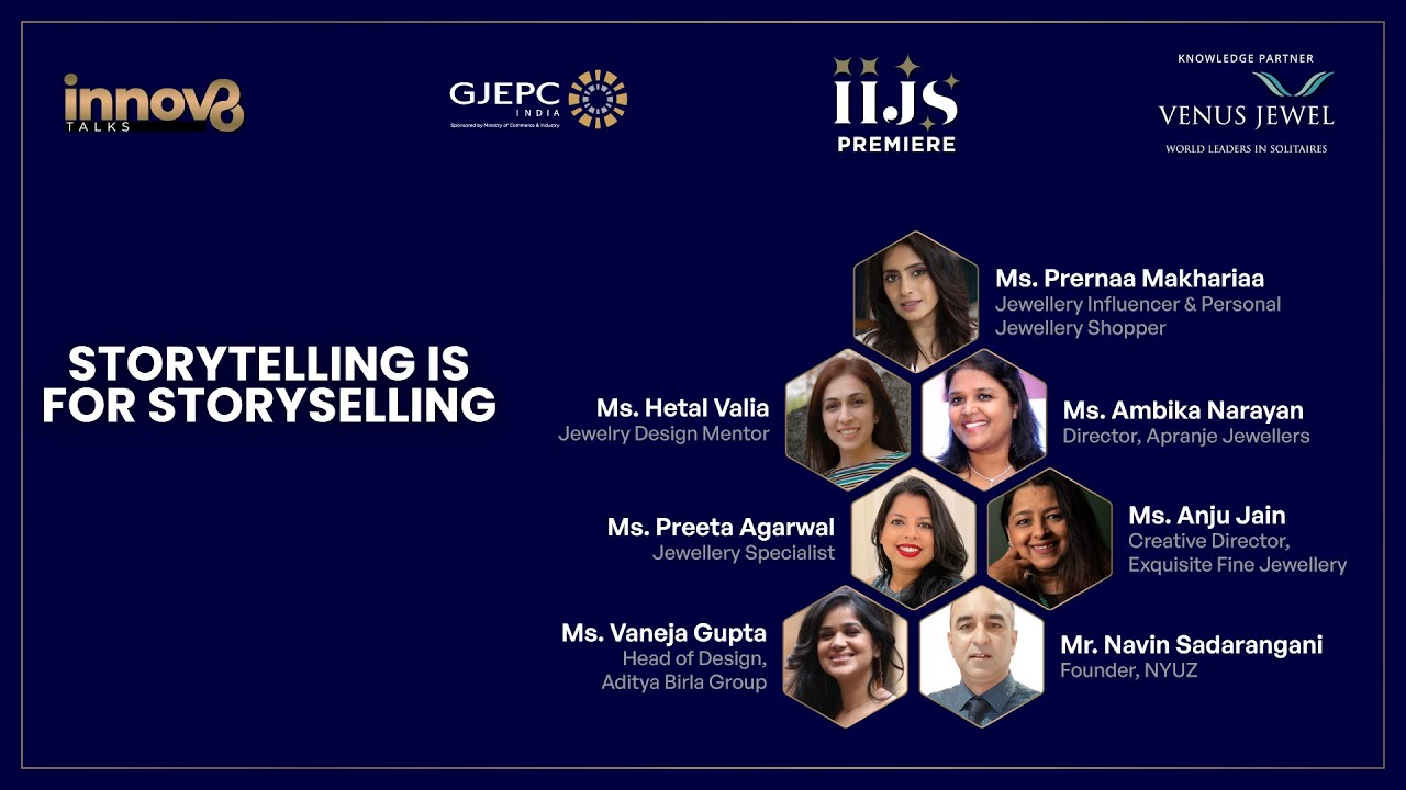 Storytelling for Story Selling | Seminar by Venus Jewel @ IIJS Premiere 2023, Diamond Stories