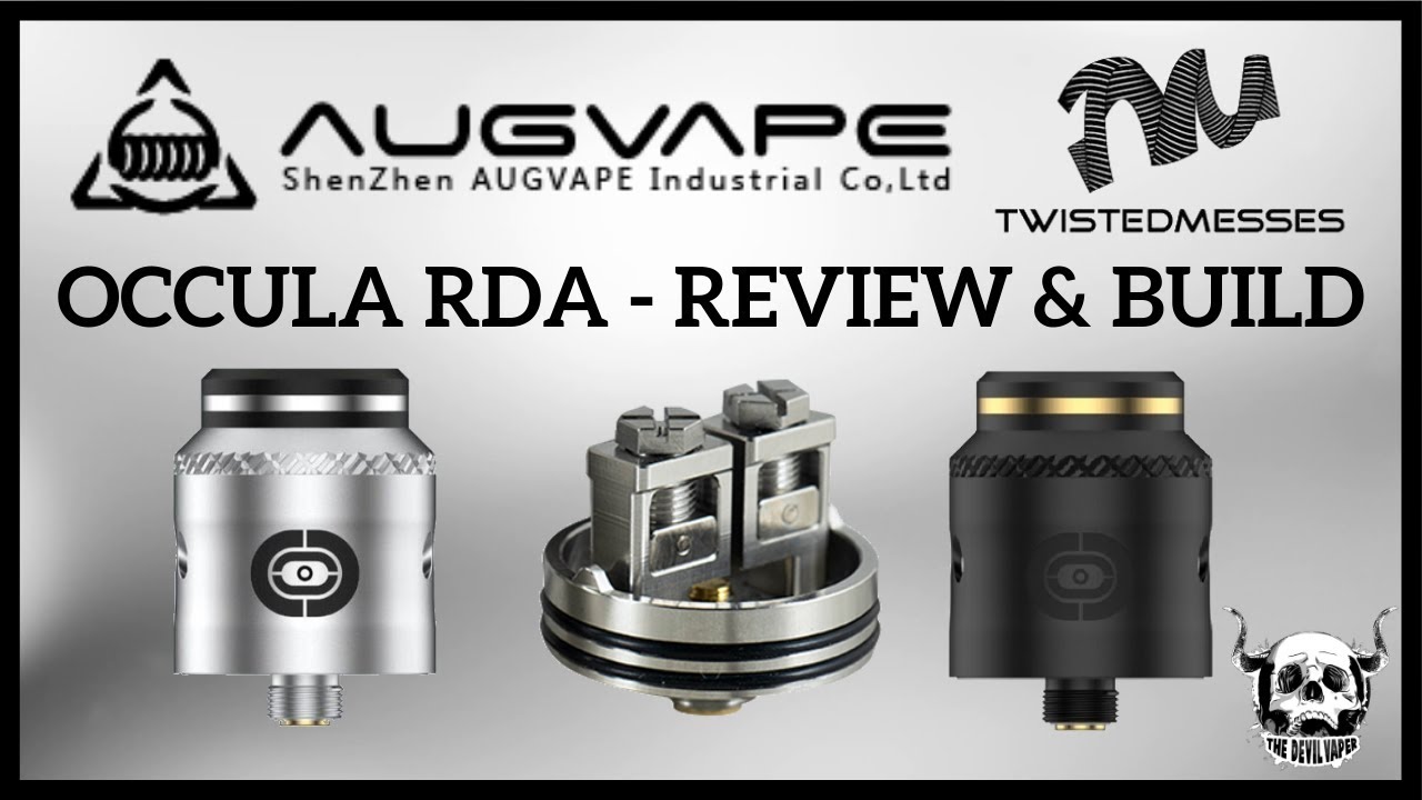 AUGVAPE & TWISTED MESSES Occula RDA Review & Build - Great Flavour, Not a fan of the Clamps!