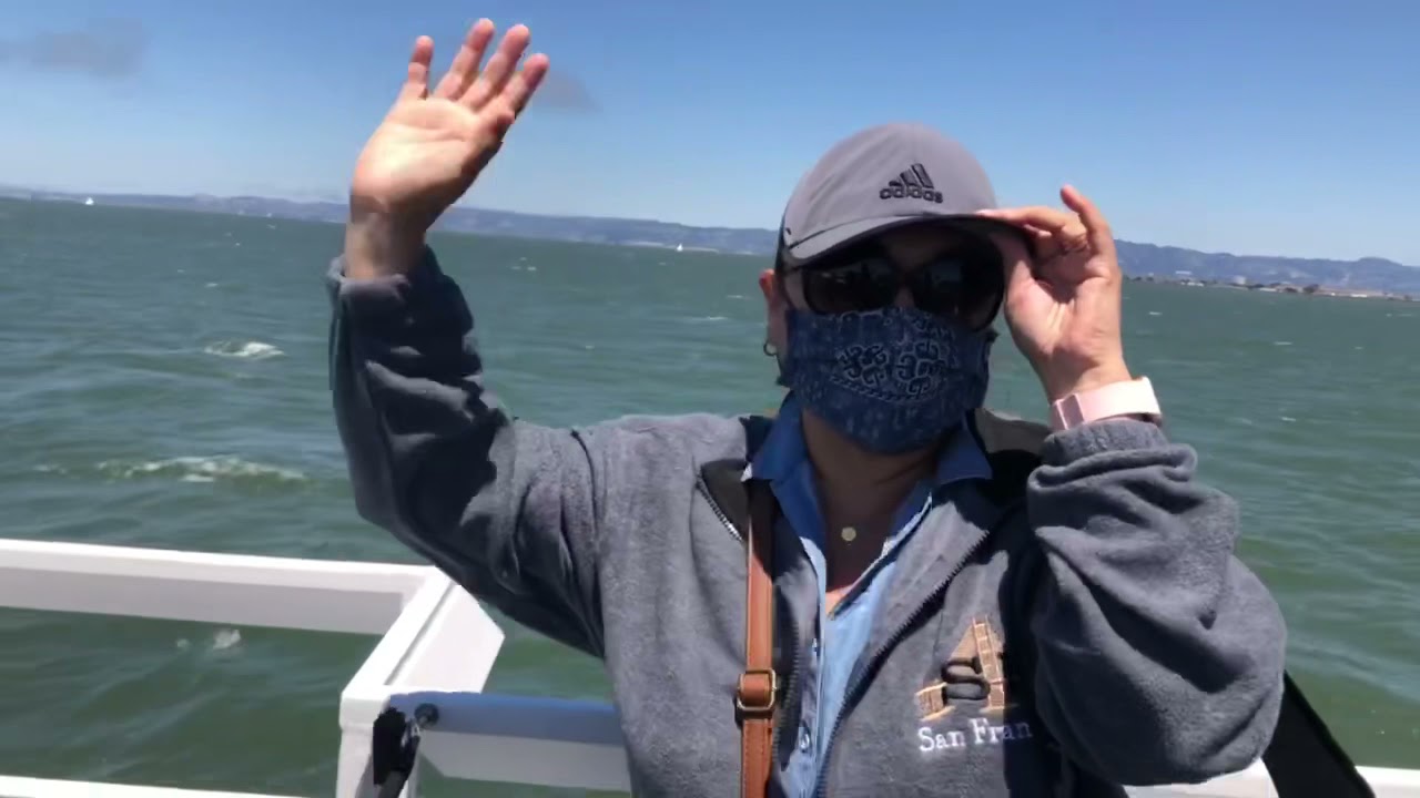 Abordando el ferry hacia la isla de alcatraz