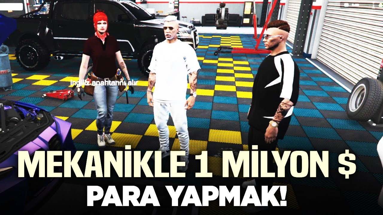 MEKANİK OLUP 1.000.000$ PARA YAPMAK ! GTA 5 FİVEM ROLEPLAY