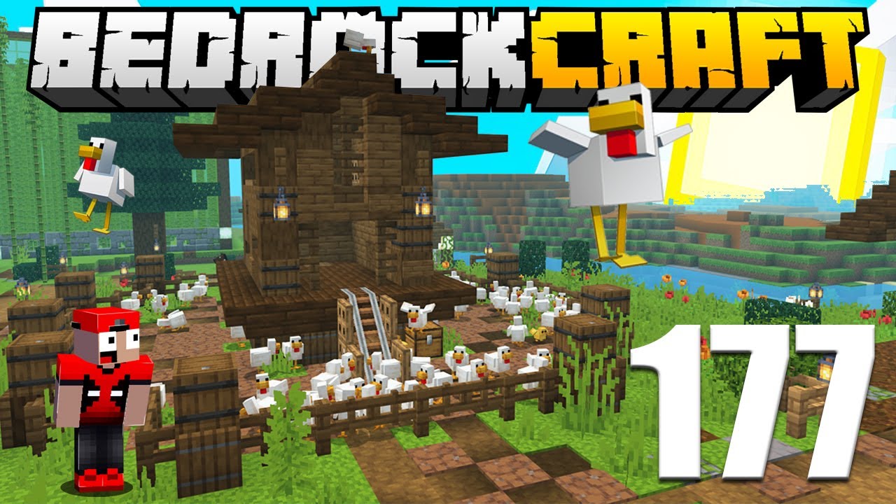 A Rebeli&atilde;o das Galinha - Bedrock Craft #177