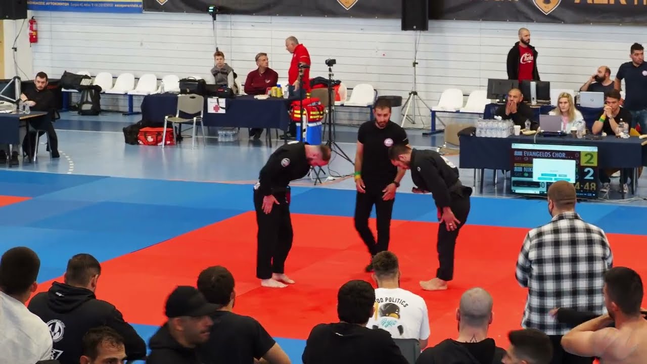 BJJ Greek Nationals 2023 Gi Evangelos Chormovas vs Nikolaos Polydoros (4K)