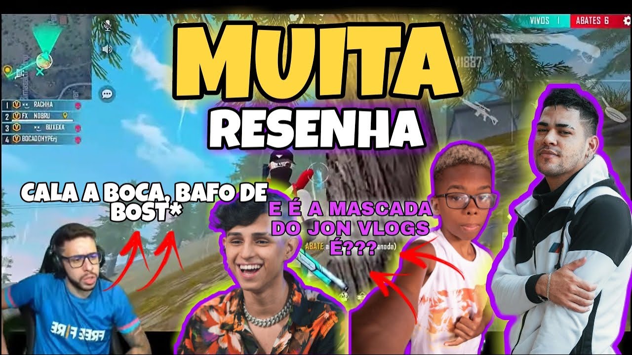 MUITA RESENHA!! NOBRU, BUXEXA, BOCA DE 09 E RACHA AMASSAM EM XTREINO
