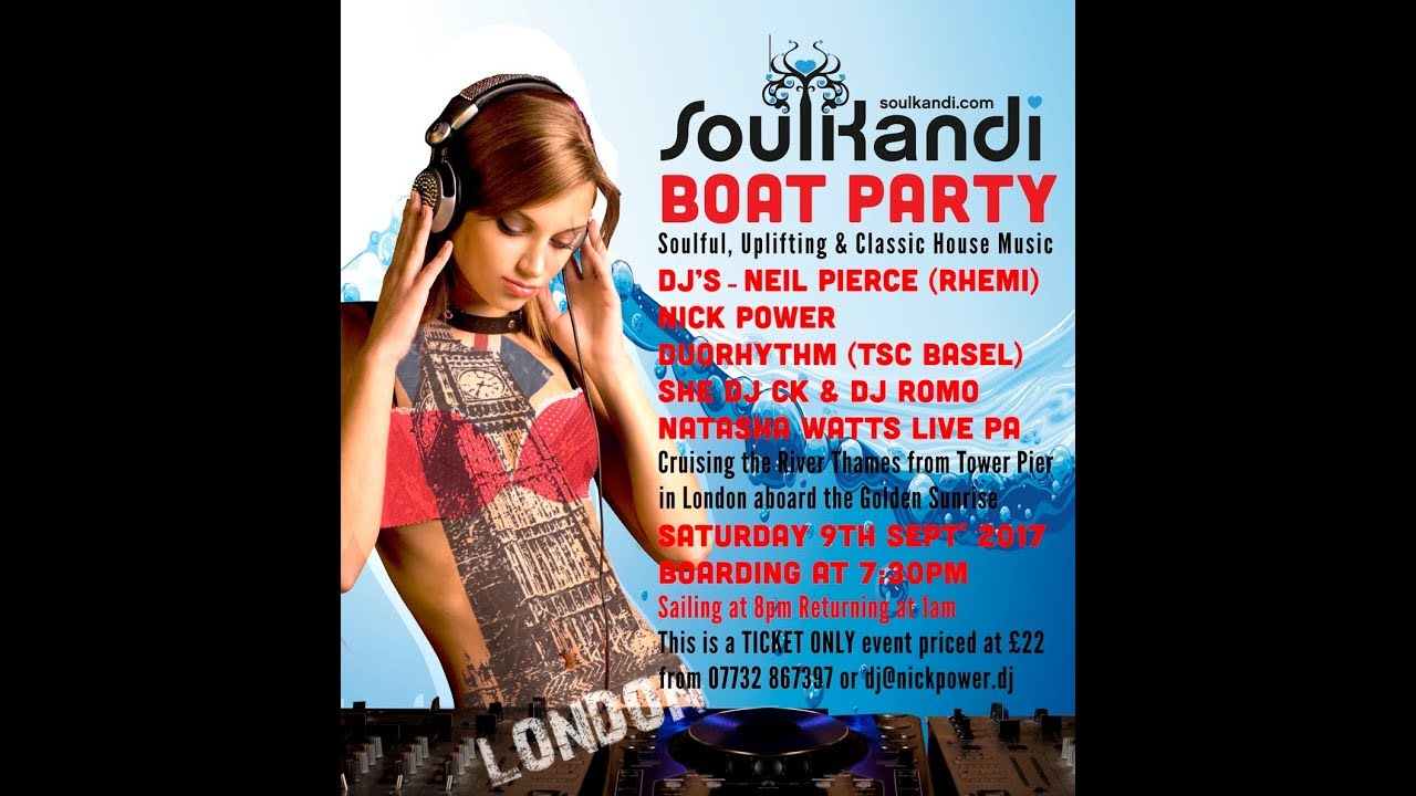 Soul Kandi Boat Party - 9th September 2017