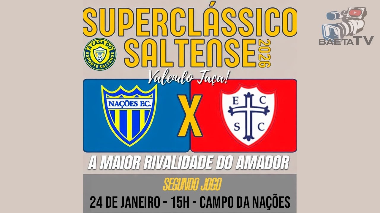 NAÇOES X SANTA CRUZ / 2º JOGO DO SUPER CLASSICO