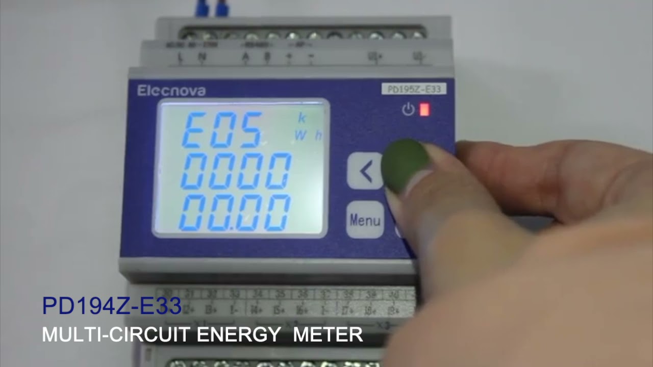 PD195Z-E33 DC Multi-circuit Energy Meter Use Guide ELECNOVA/SFERE ELECTRIC