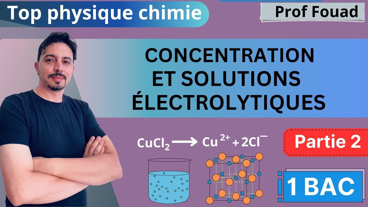 concentration et solutions électrolytiques 1 bac partie 2