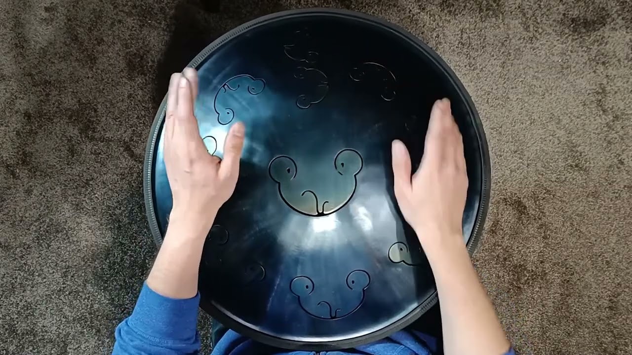 C blues Frog drum #steeltonguedrum #handpan #steelpan #pantam #ravvast #tankdrum #percussion #hang