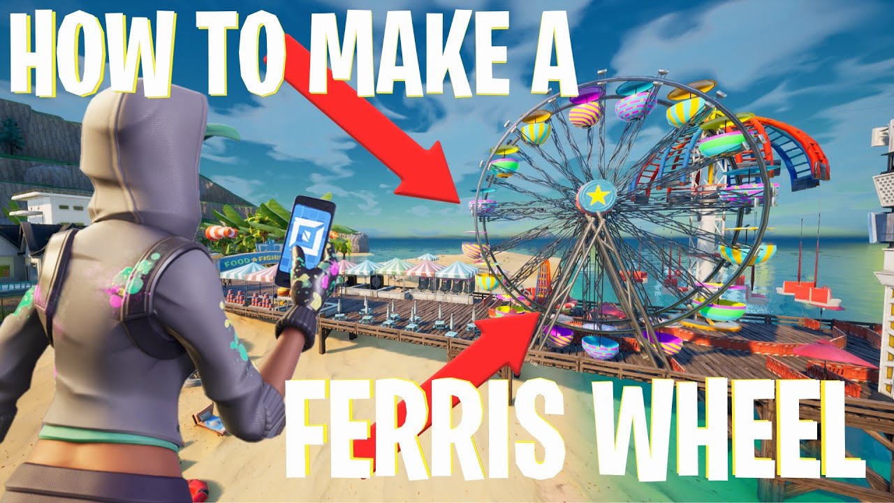 How To Make A FERRIS WHEEL In Fortnite Creative!
