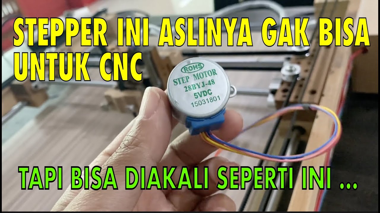 Modif Stepper 28BYJ-48 Supaya Bisa Dipake Di Mesin CNC | Unipolar to Bipolar Conversion