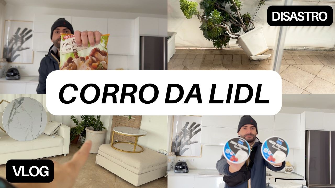 CORRO DA LIDL - pulizie, piccoli acquisti e disastro 