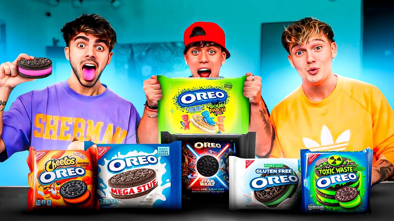 PROBANDO LAS OREOS MAS RARAS DEL MUNDO CON FEDE VIGEVANI Y IAN LUCAS!