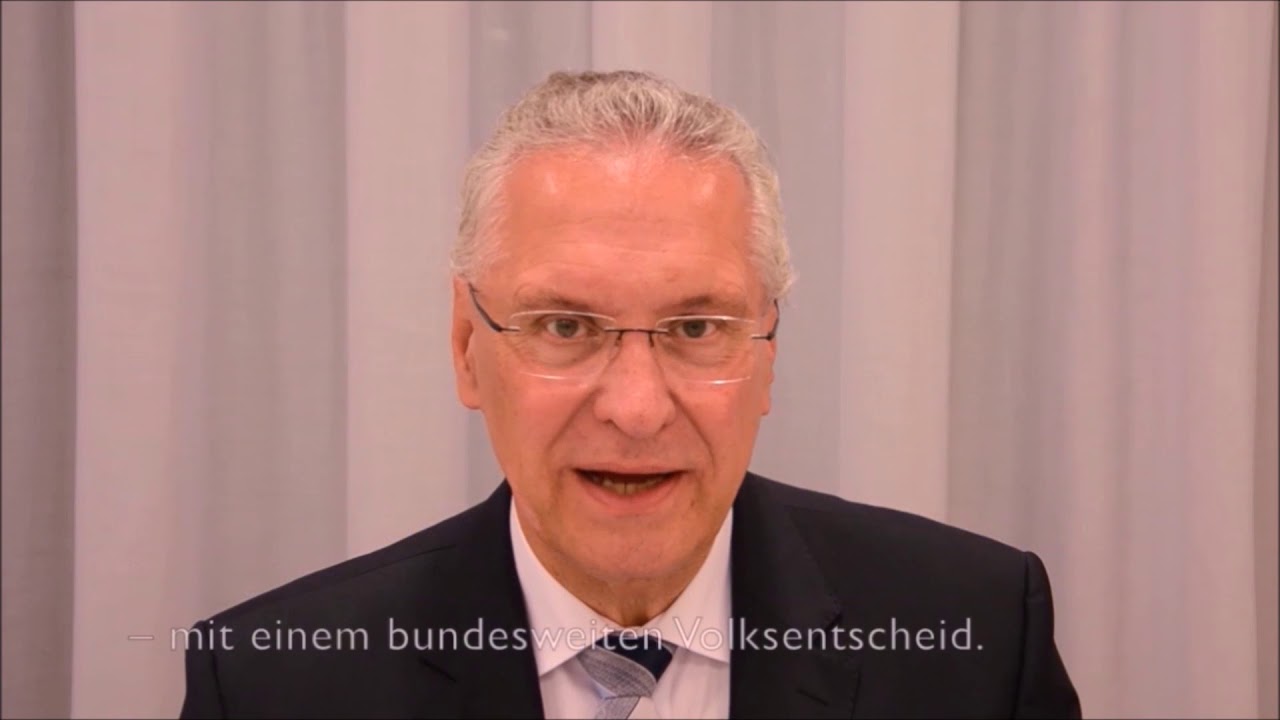 Joachim Herrmann (CSU) fordert bundesweiten Volksentscheid
