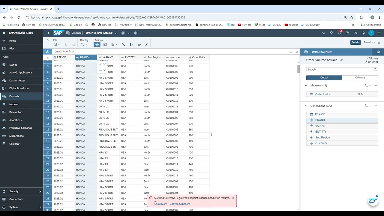 SAP SAC   Analytics Introduction - Part1