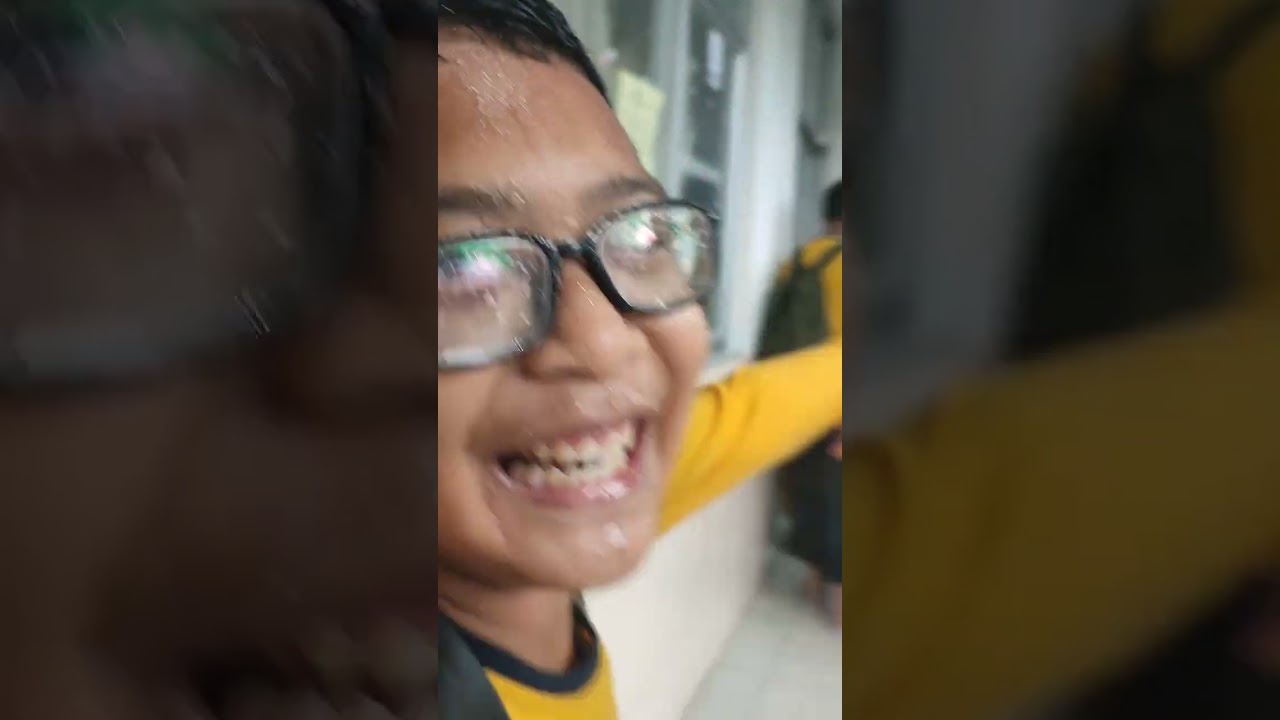 Kondisi spensaka setelah hujan,banjir ges😭 #banjir #sekolah 