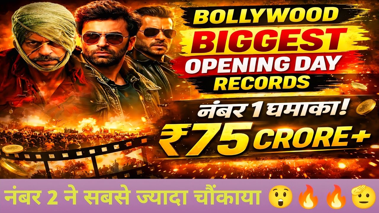 These Bollywood Movies Created History on Opening Day|Highest Opening Day Collection Bollywood Movie