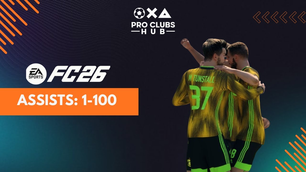 FC 26: Clubs Assists - 1-100