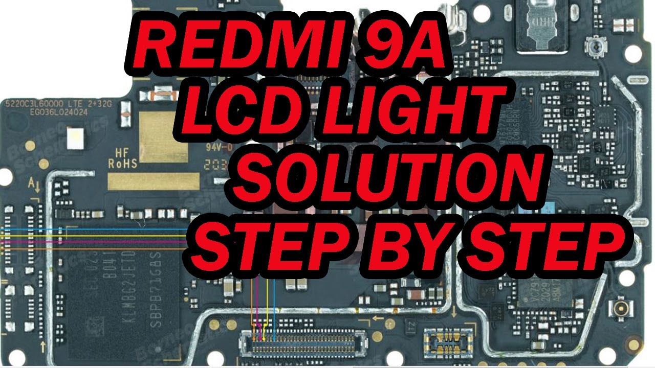 REDMI 9A DISPLAY LIGHT SOLUTION // REDMI 9A DISPLAY LIGHT PROBLEM SOLUTION 100%