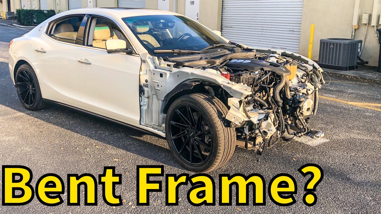 Rebuilding a Wrecked 2015 Maserati Ghibli SQ4 (Part 1)