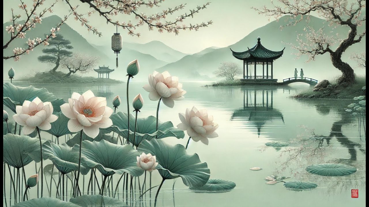 🌿虛心 Empty Mind | 竹笛.古琴.古箏.二胡⭐Soulful Bamboo Flute, Guqin & Erhu Relaxing Chinese Music #relaxing