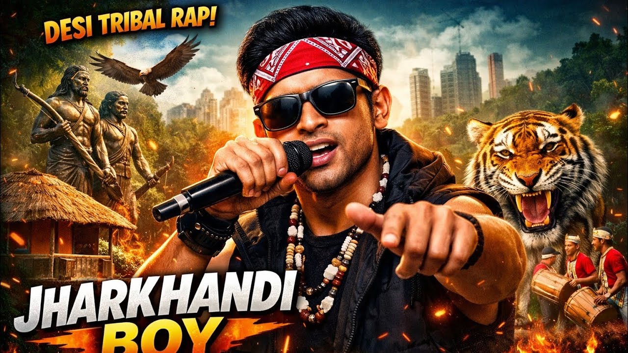 Jharkhandi Boy | Santhali Rap Song 2026 | Desi Tribal Rap | Hul Johar🔥#song #santhalisong #santhali 