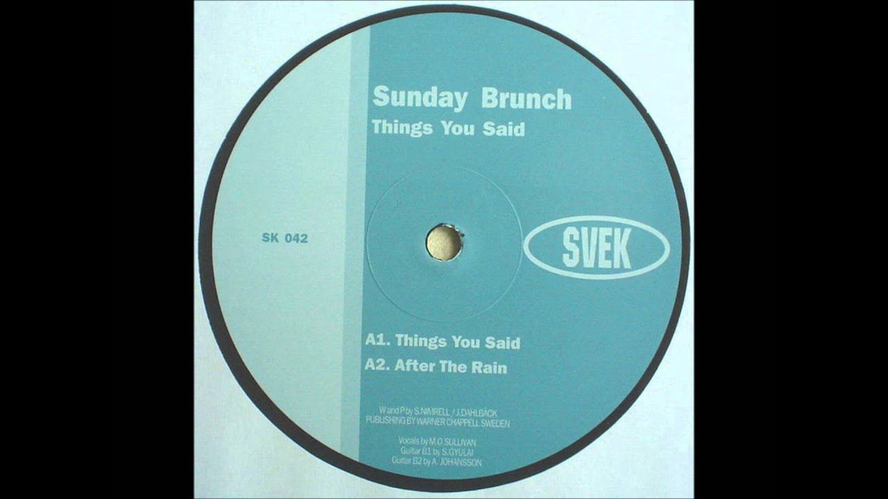 Sunday Brunch - After The Rain
