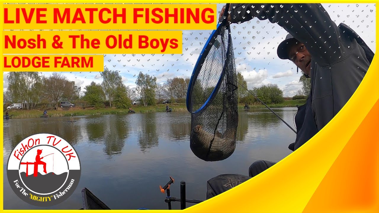 LIVE MATCH FISHING : LODGE FARM : LILLY POND : NOSH & THE OLD BOYS : 4th May 2021
