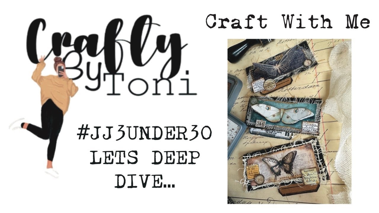 #jj3under30… LETS DEEP DIVE INTO CLUSTERS…#craftwithme #junkjournalideas