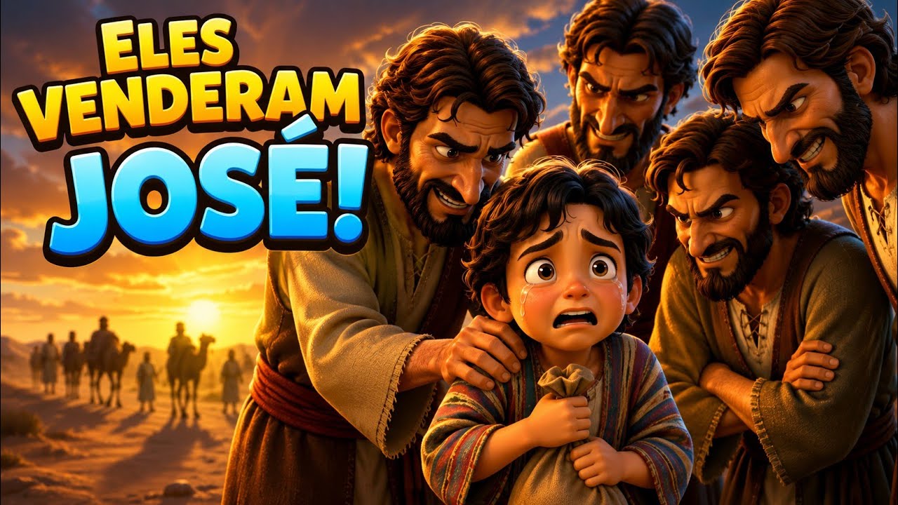 😢➡️✨ José foi vendido… mas Deus tinha um plano!