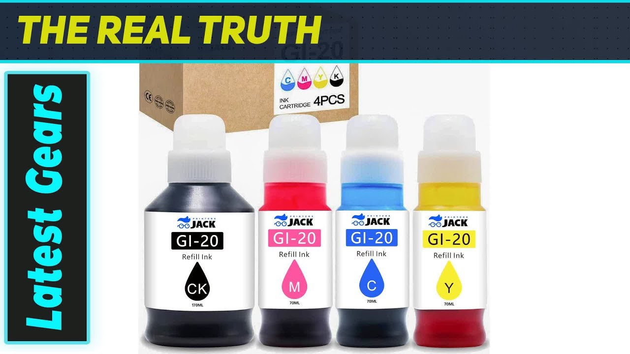 Printers Jack GI-20 GI20 Ink: Unbeatable Quality for Canon MegaTank!