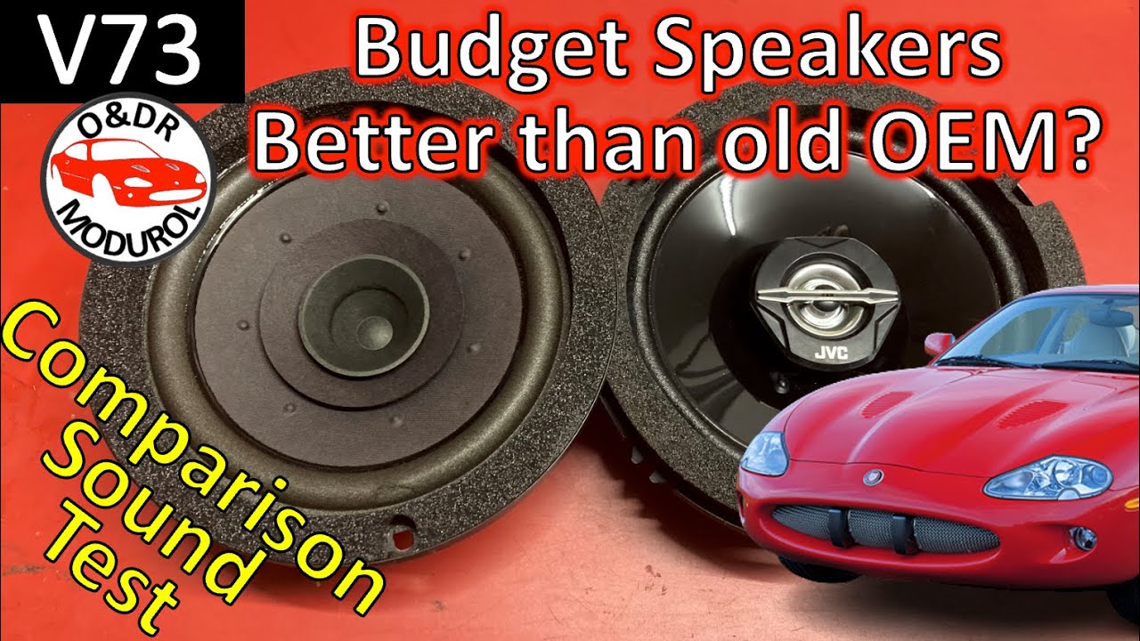 Jaguar XK8 Budget speaker comparison V73 / XKR (X100)