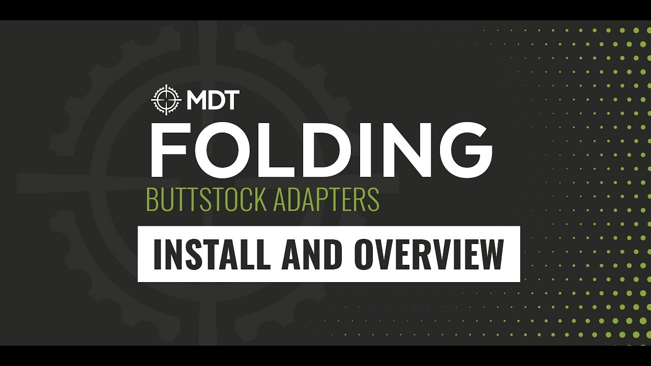 Установка и обзор адаптера складного приклада MDT