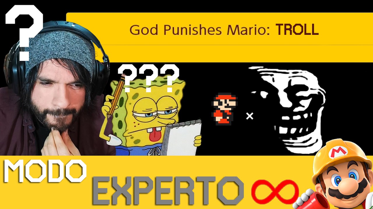 El PEOR CASTIGO TROLL y sin SOLUCIÓN??? - EXPERTO INFINITO (NO SKIP) T6 #33 - SMM2 - ZSSJ