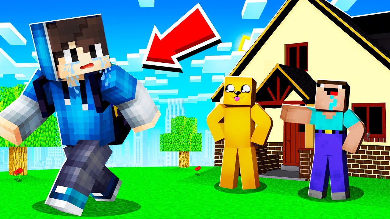UTEKL JSEM Z DOMOVA V MINECRAFTU!😭