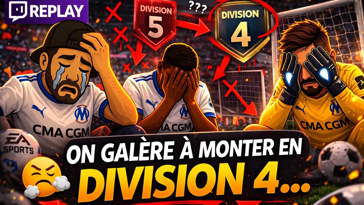 À 1 MATCH DE LA DIVISION 4… ET ON S’EFFONDRE  ?😭 | Replay Twitch du 12.03