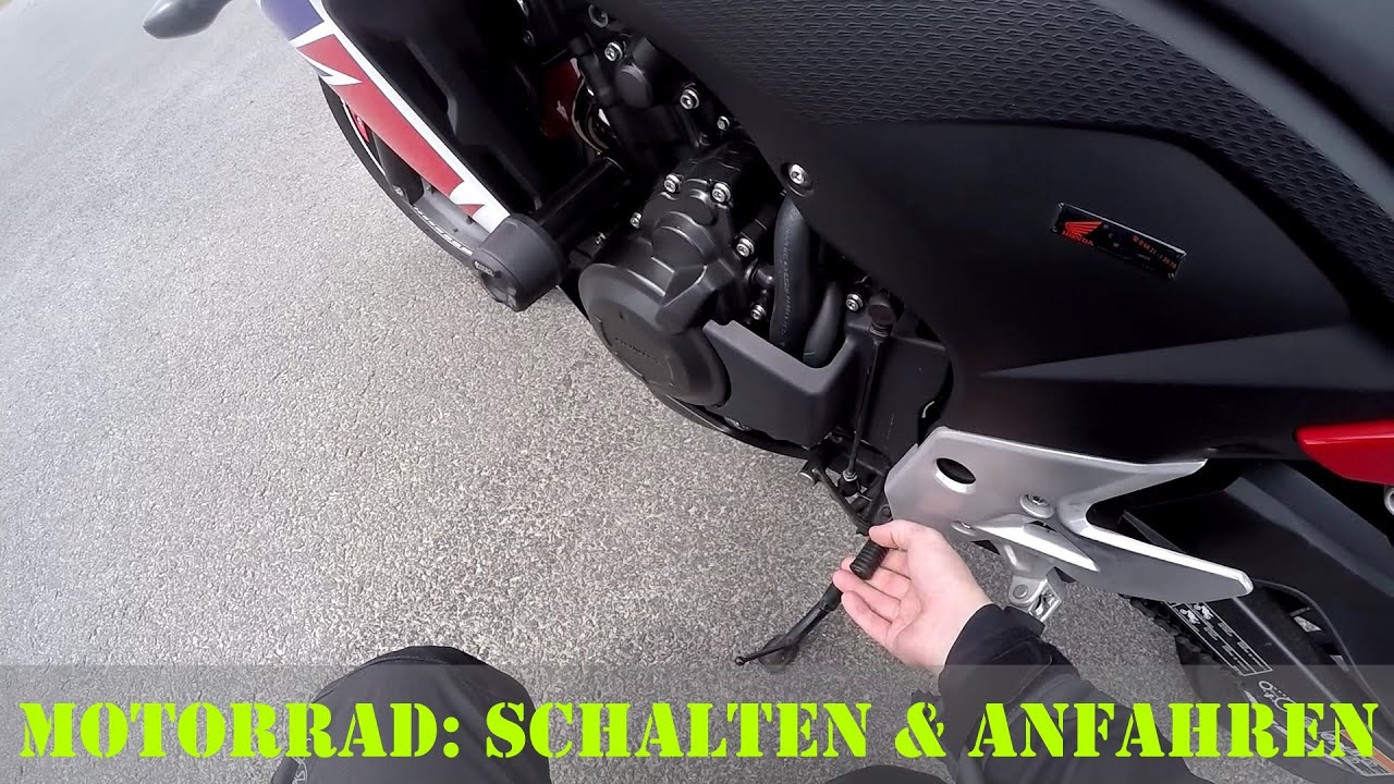 Motorrad: Schalten und Anfahren - So einfach geht's (Deutsch) | Piotrrr Moto