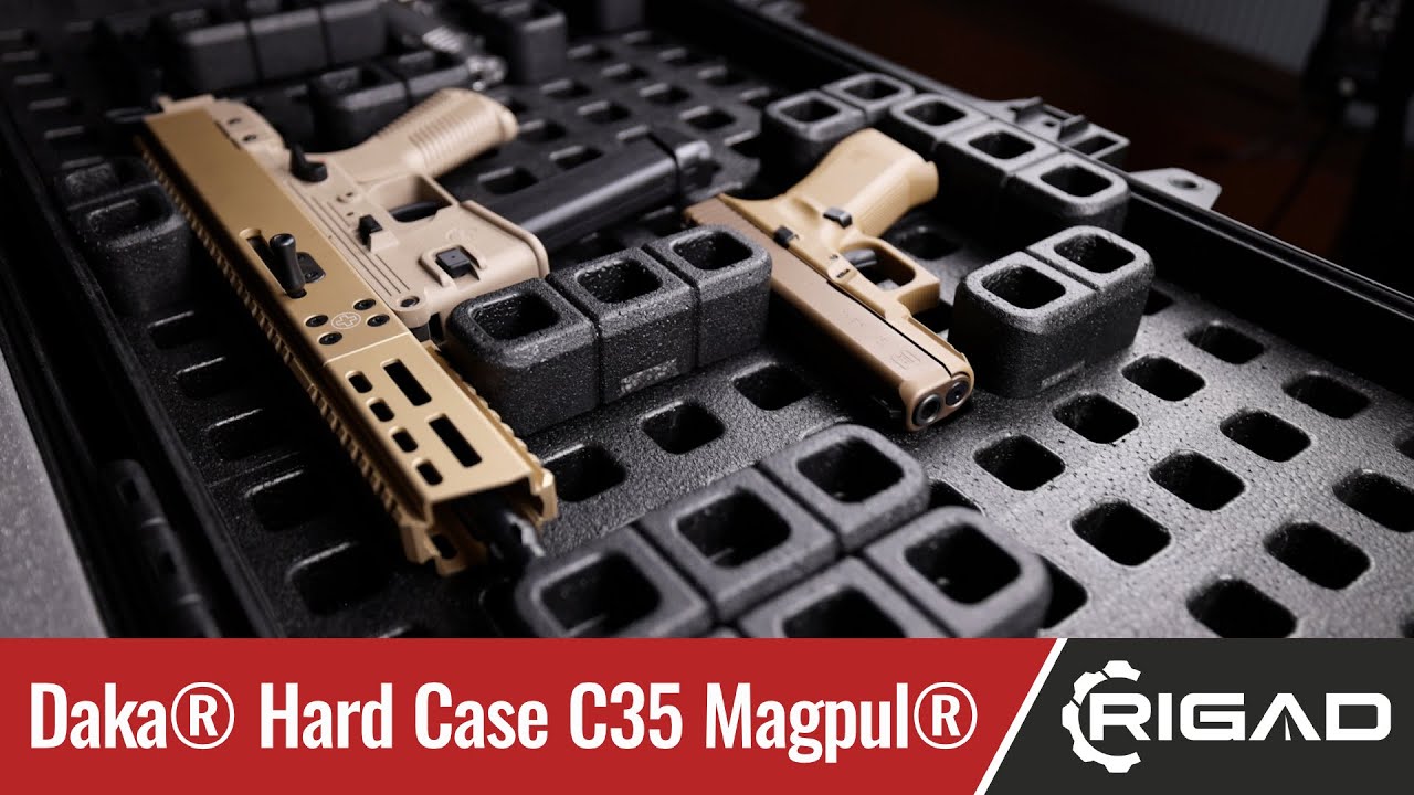 Odolný kufr Daka® Hard Case C35 Magpul® Plně nastavitelné kufr pro vaši zbraň! RIGAD!