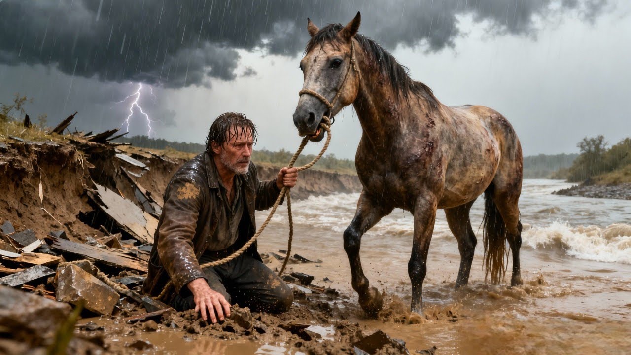 Neighbors Laughed When He Bought A Ugly Strong Wild Horse — Until It Saved His Life
