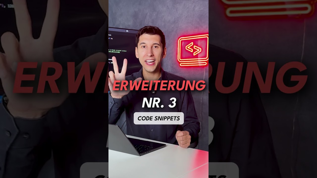 Diese VS Code Erweiterungen solltest du unbedingt verwenden! #vscode #programmieren #erweiterungen