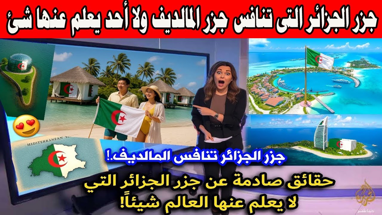 #شاهد.. جزر الجزائر الخلابة تفاجئ العالم وتنافس المالديف! سيحج لها السياح من كل العالم!