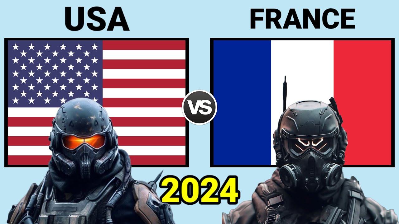 USA vs France Military Power 2024 | France vs USA Military Power 2024