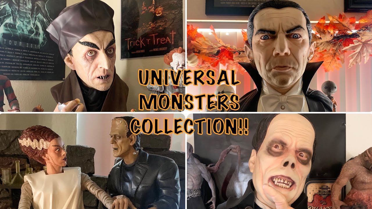 Коллекция монстров ужасов Universal! Франкенштейн, Дракула и другие!