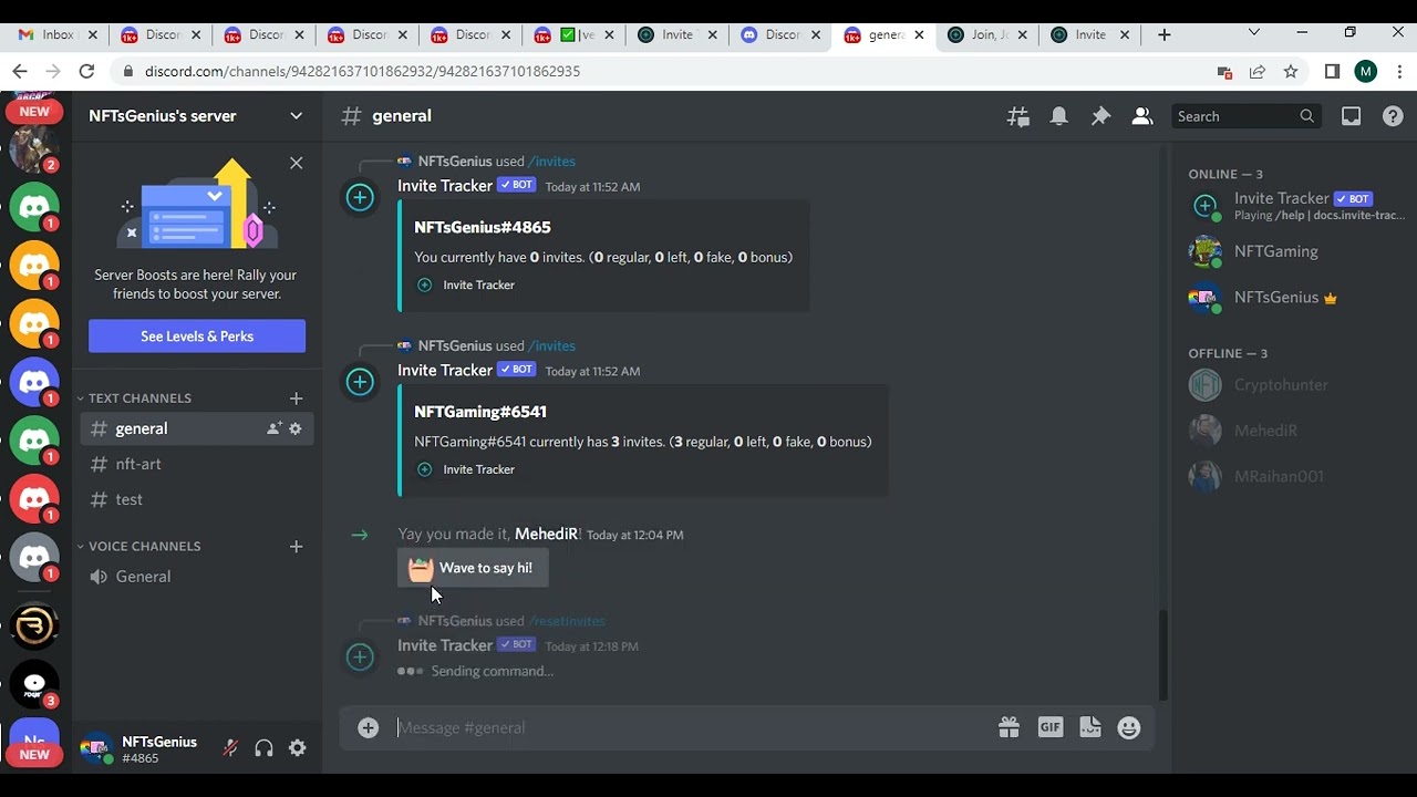 How to reset invites on invite tracker discord | Reset individual user's invites on invite-tracker