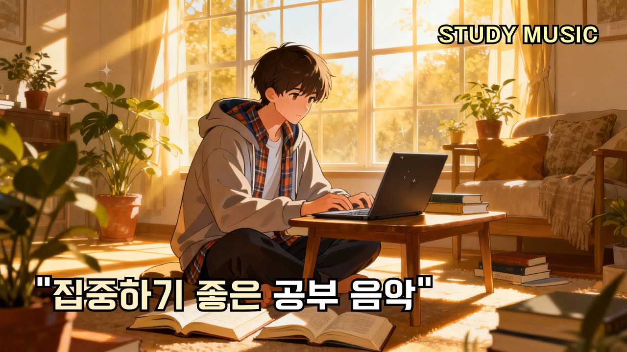 집중하기 좋은 공부 음악 📚 | R&B · Jazz Study Music | 가사 없는 집중 스터디뮤직 | 달팽이뮤직 | 1Hour
