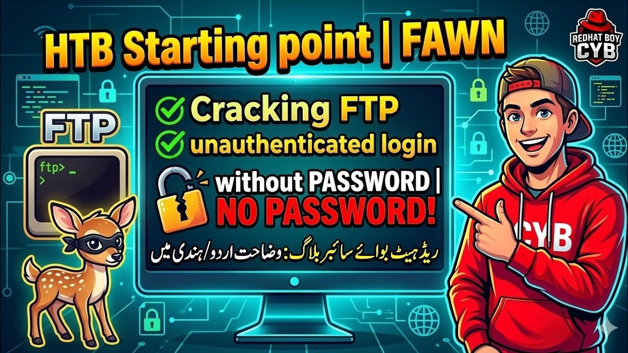 HTB Starting Point | FTP Anonymous Login Exploitation Walkthrough |  [Urdu/Hindi]