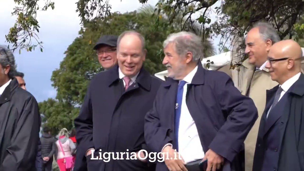Principe Alberto di Monaco visita Euroflora 2022 a Genova