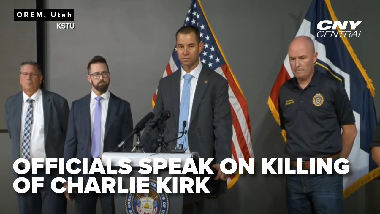 Utah Governor, officials speak after the shooting death of political activist Charlie Kirk