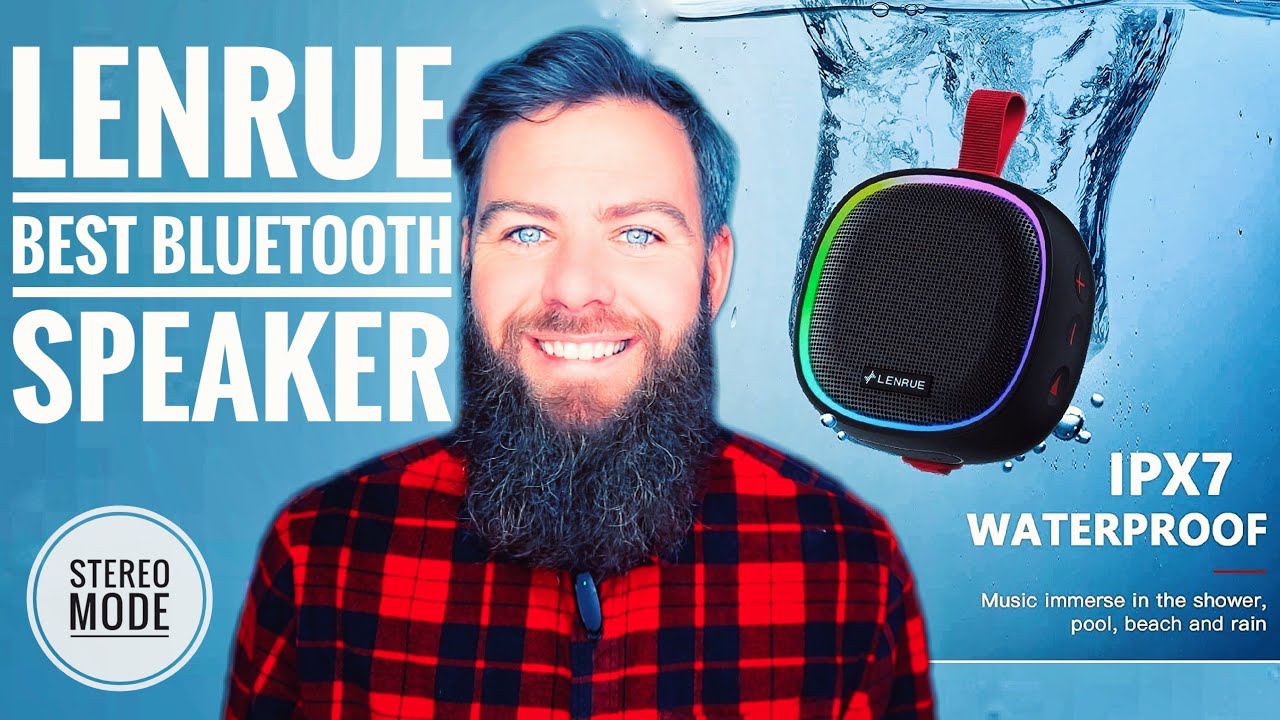 LENRUE F9 Bluetooth TWS Speaker Waterproof Pool Shower Review 2022 💯😁